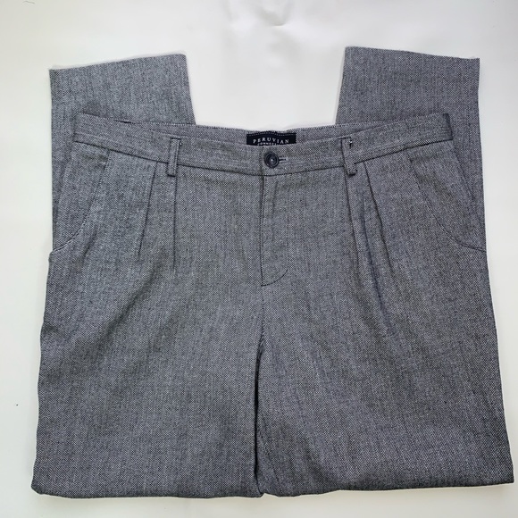 Peruvian connection gray work pants - Picture 2 of 9